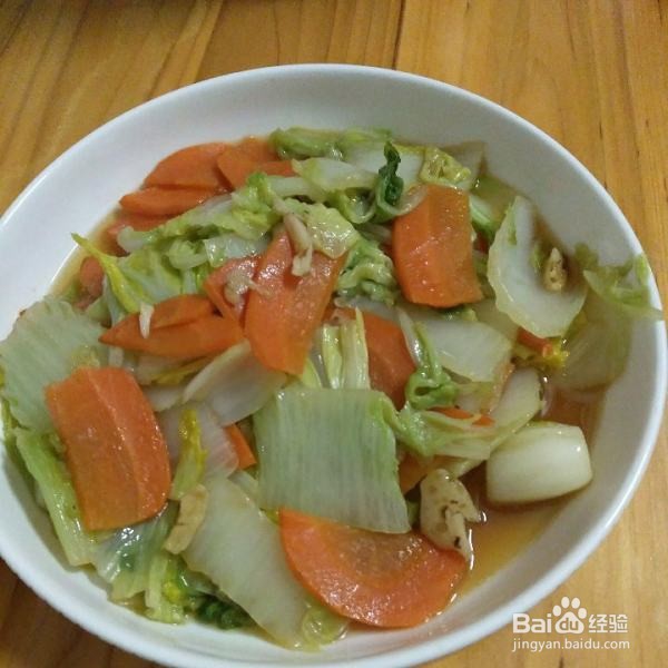 如何做素炒白菜