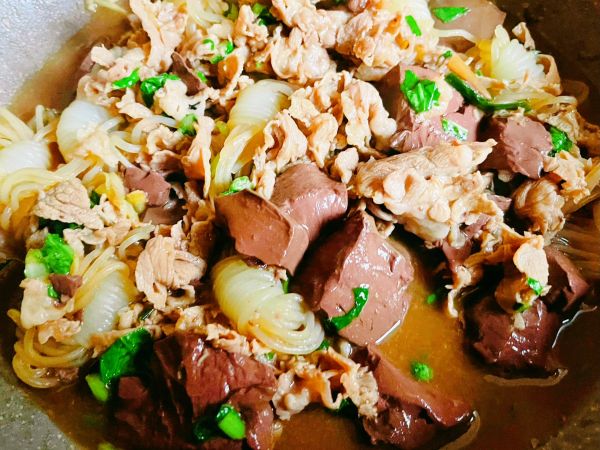 汁味肥牛添鸭血