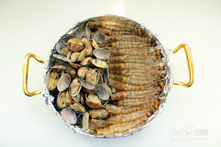 蒜香烤虾贝的做法