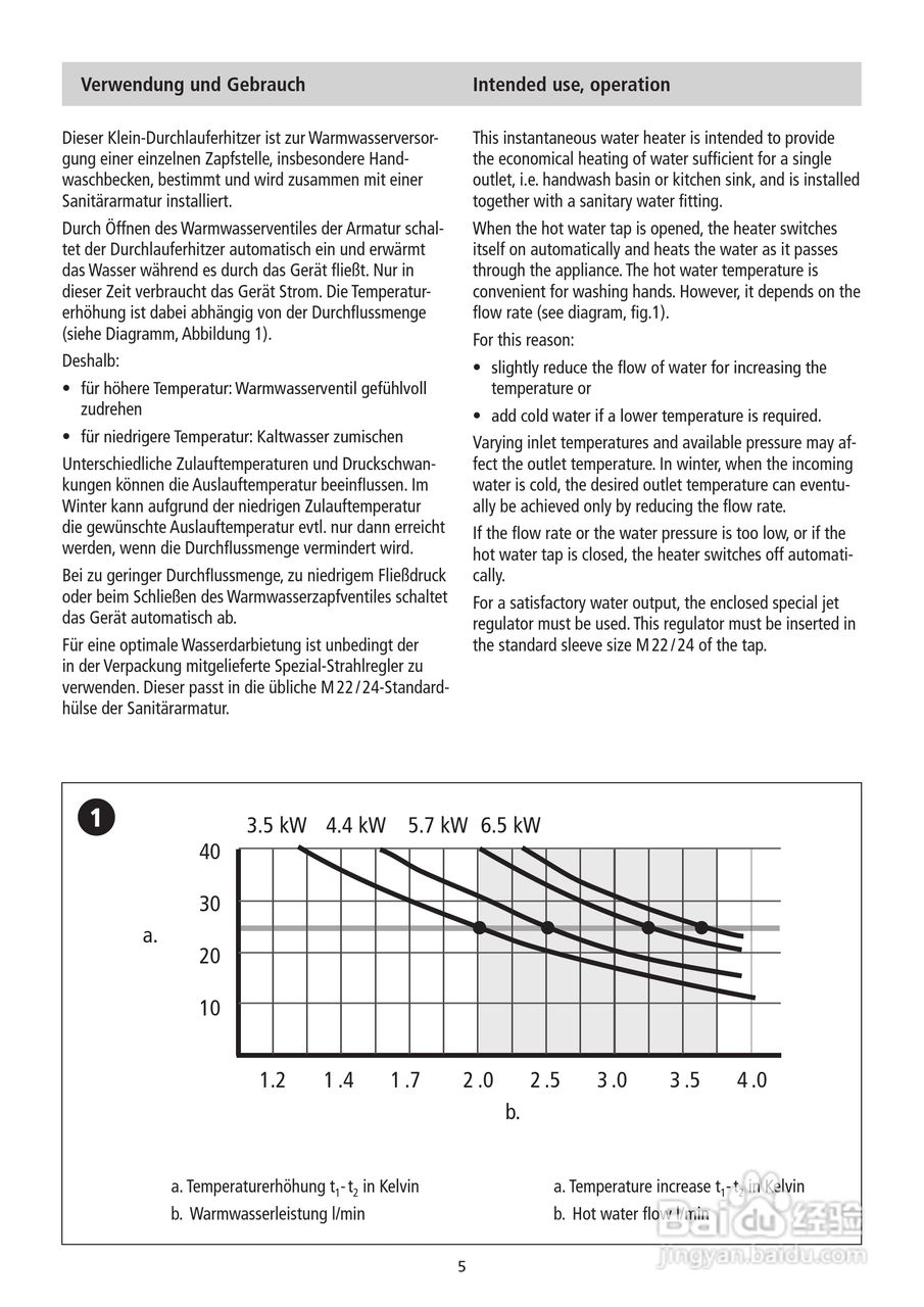 德国宝CLAGE MDH-6即热式电热水器使用说明书:[1]