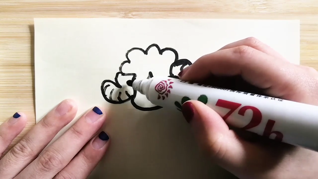 卡通绵羊怎样画？