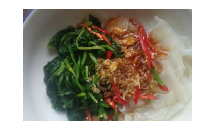 菠菜拌粉皮的做法