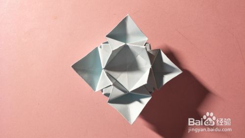 折纸 星形花折纸图解教程 百度经验