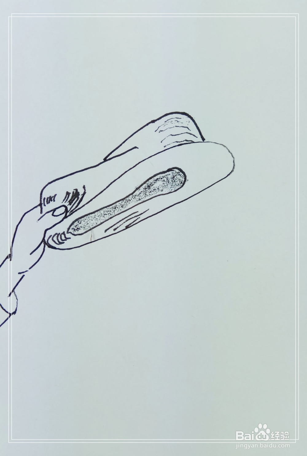 怎样画简笔画“手拿着帽子”？