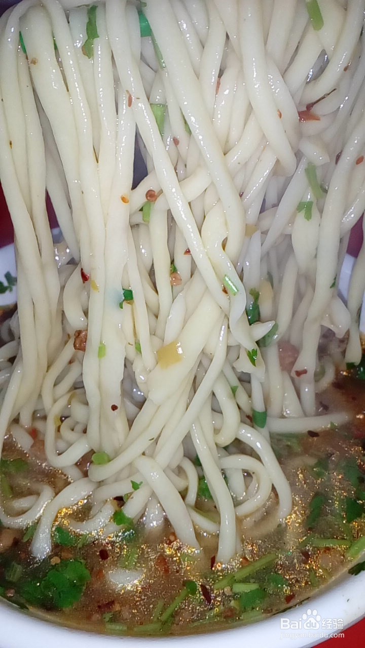 竹林寺小学 门前的抻面