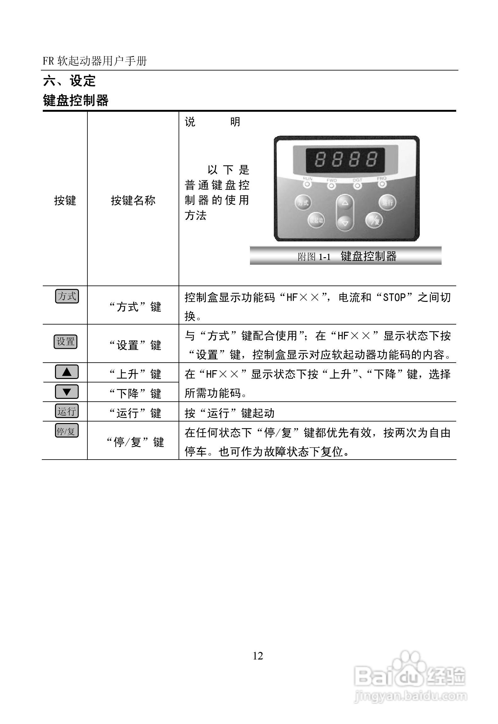 中源FR1000电机软起动器说明书V3.0:[2]