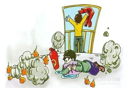建筑物失火的时候正确的逃生方法