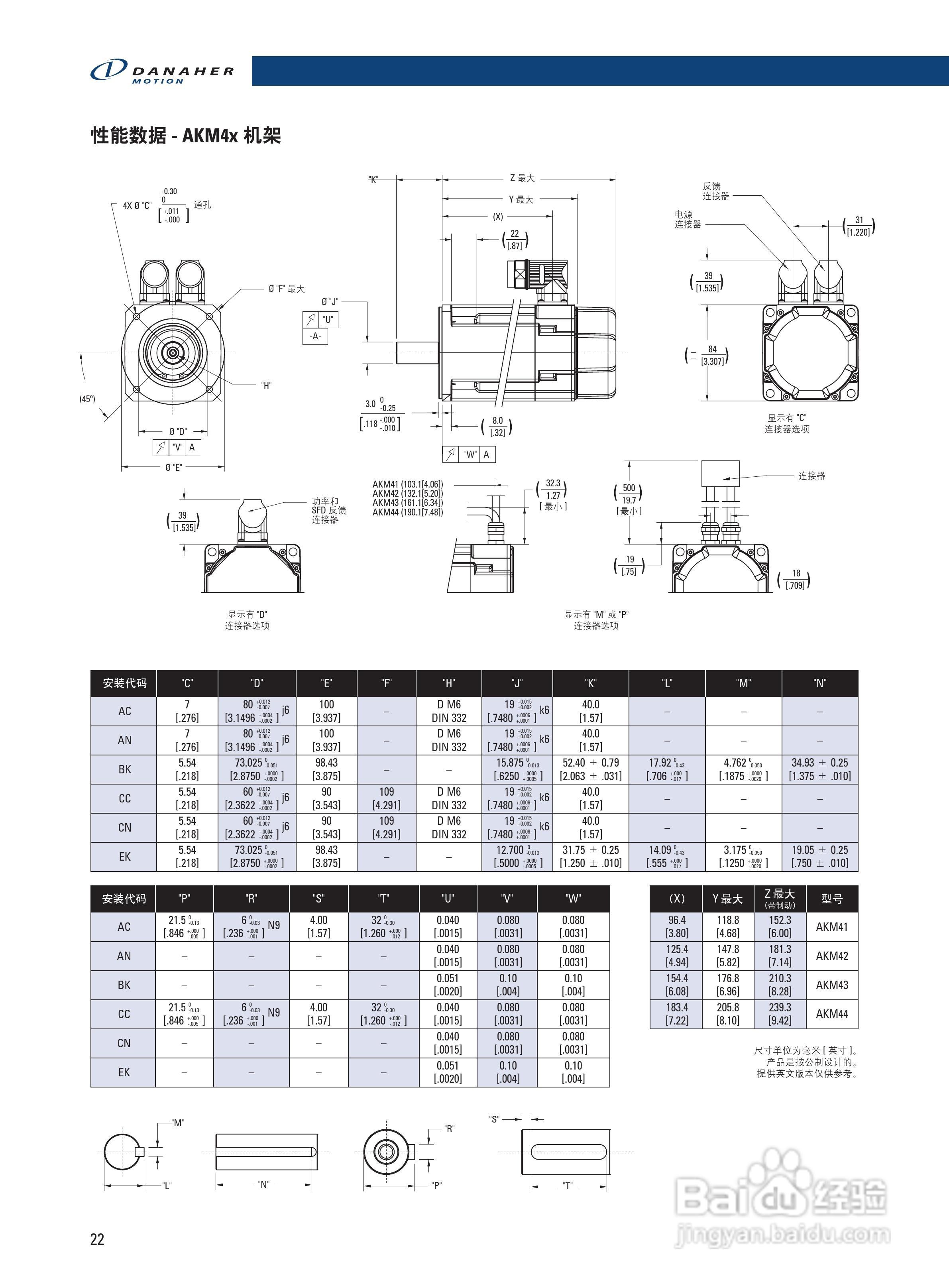 丹纳赫AKM系列伺服马达说明书:[3]