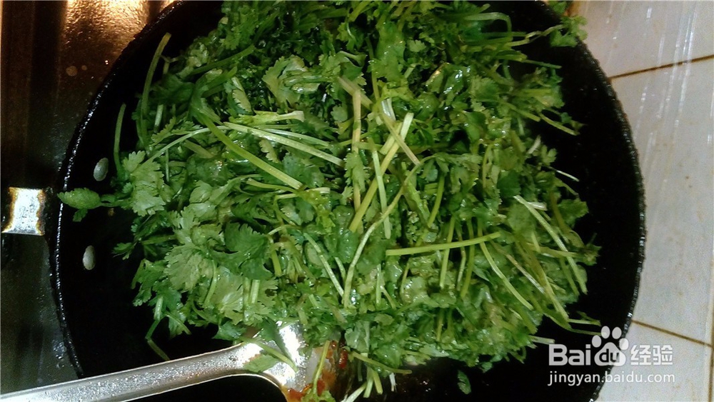 家常菜之肉丝炒香菜