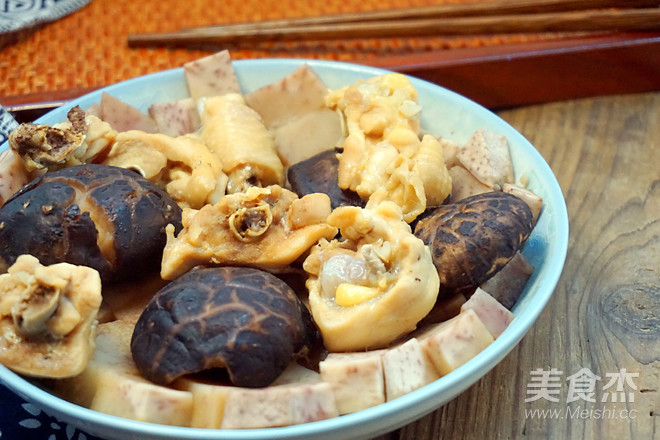 香芋花菇蒸滑鸡