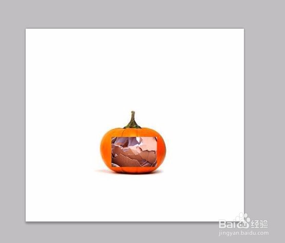photoshop南瓜裂痕