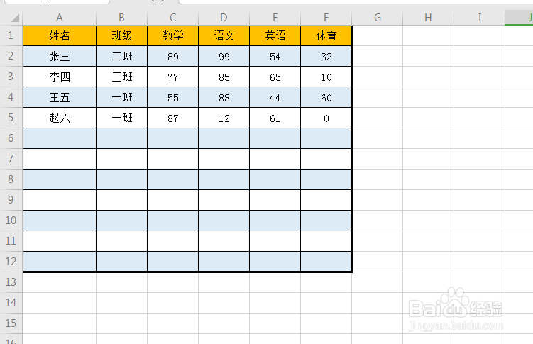 WPS表格如何每隔一行设置统一背景色
