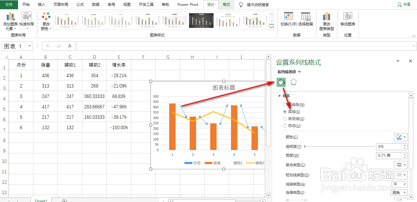 柱形图增长箭头怎么弄图片