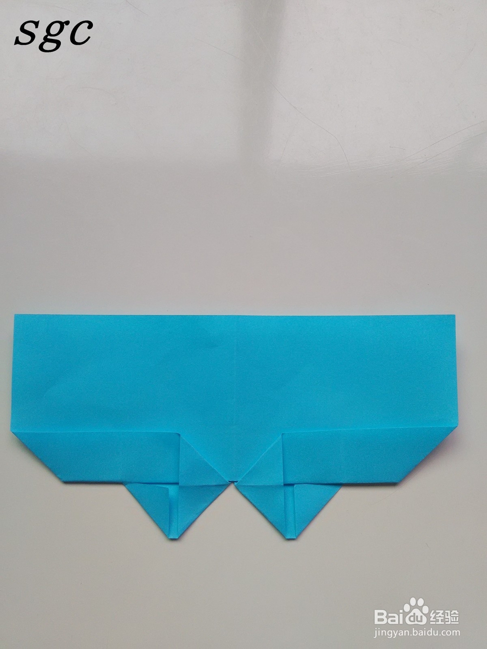 折纸教程——心形书签的折法