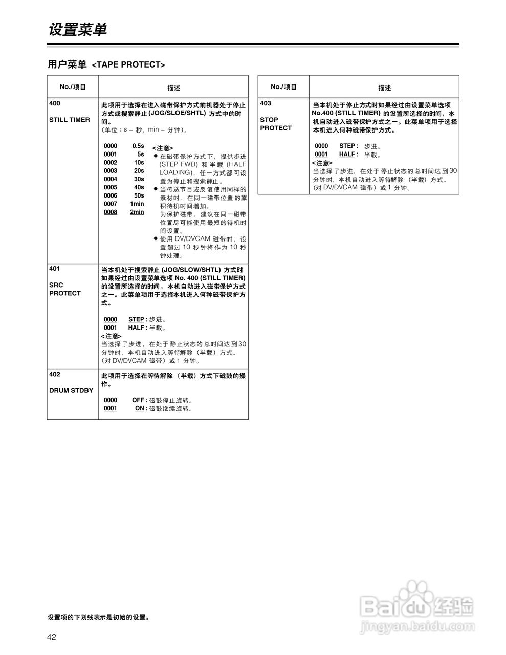 松下AJ-D930BMC数码摄像机说明书:[5]