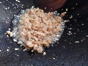 食补佳品榄菜肉末四季豆的做法
