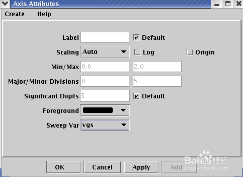 Spectre仿真中如何将纵横坐标对换？20150326