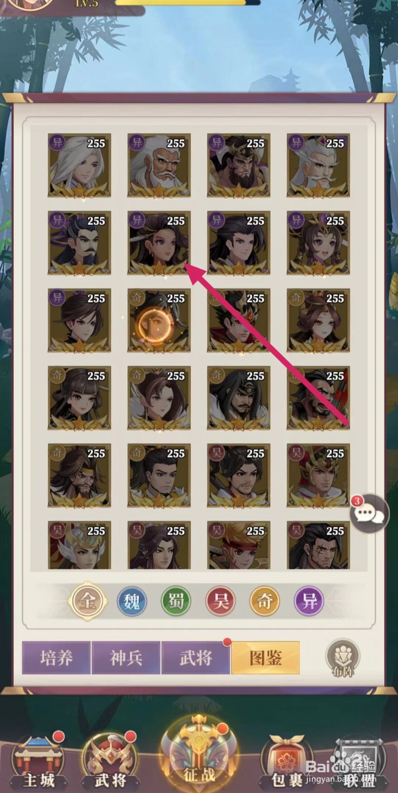 武圣三国如何查看祝融的【火神庇护】