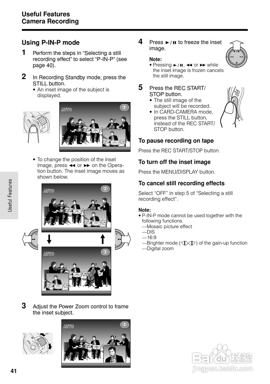 夏普VL-WD450U数码摄像机使用说明书:[6]