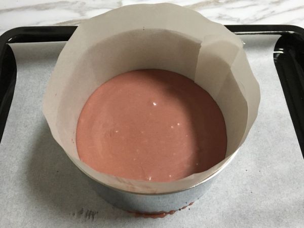 红丝绒双层芝士蛋糕