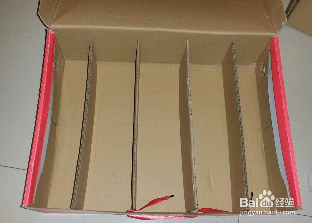 鞋盒巧变内衣收纳盒