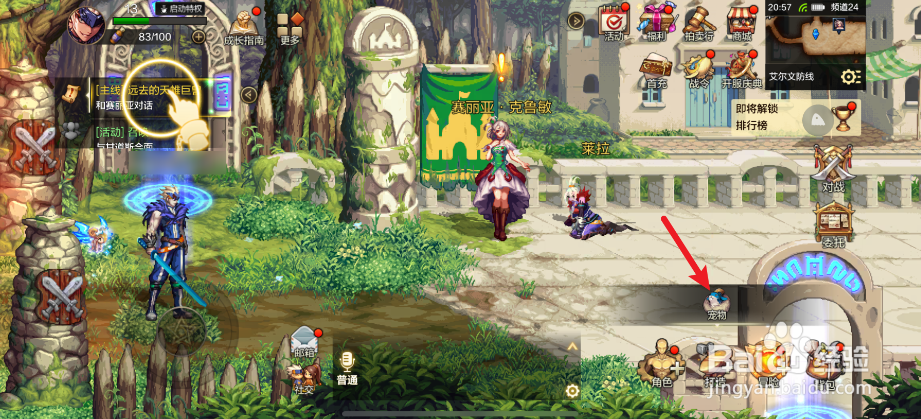 dnf怎么选择宠物哈艮地出战