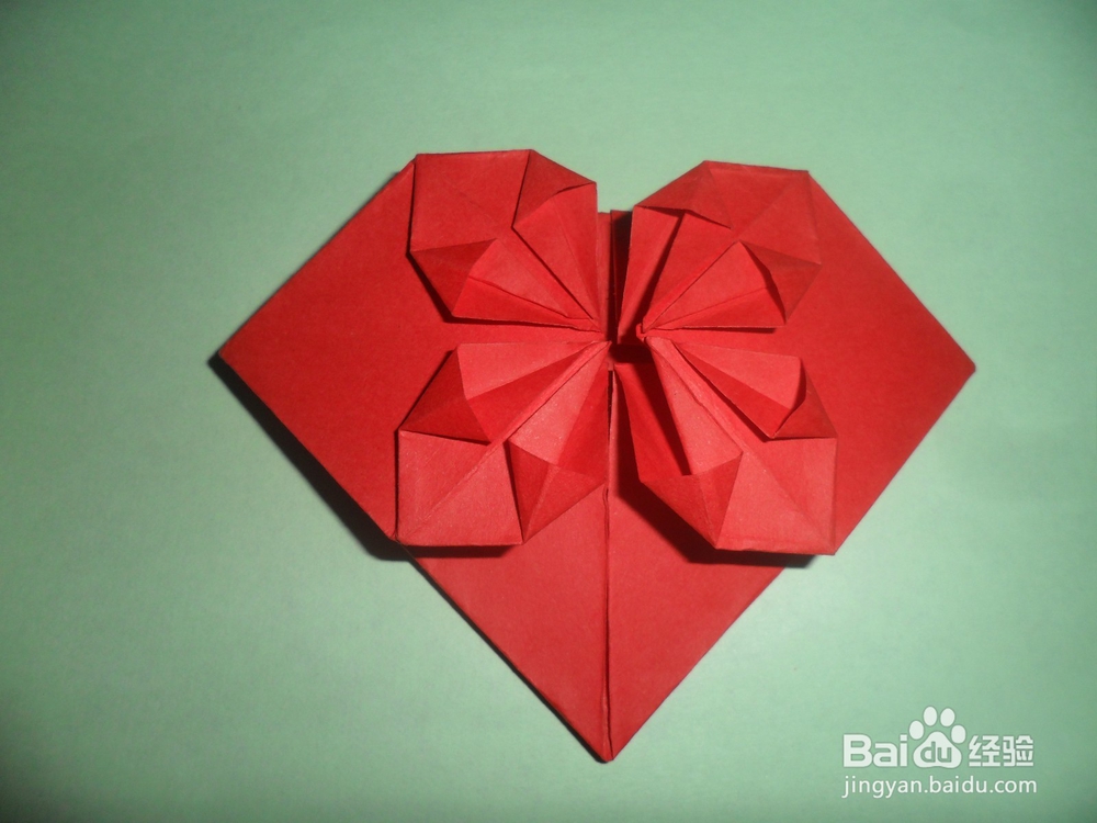 折纸——折枚心花送给你