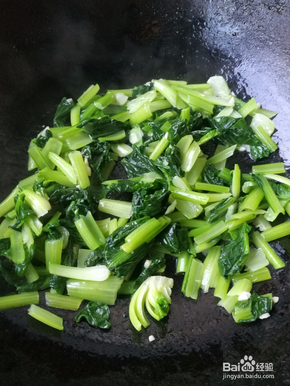 清炒蒜蓉菊花菜