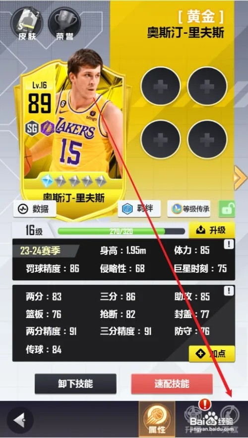 美职篮英雄球员天赋如何培养
