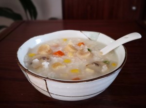 如何做出好喝的干贝蔬菜粥