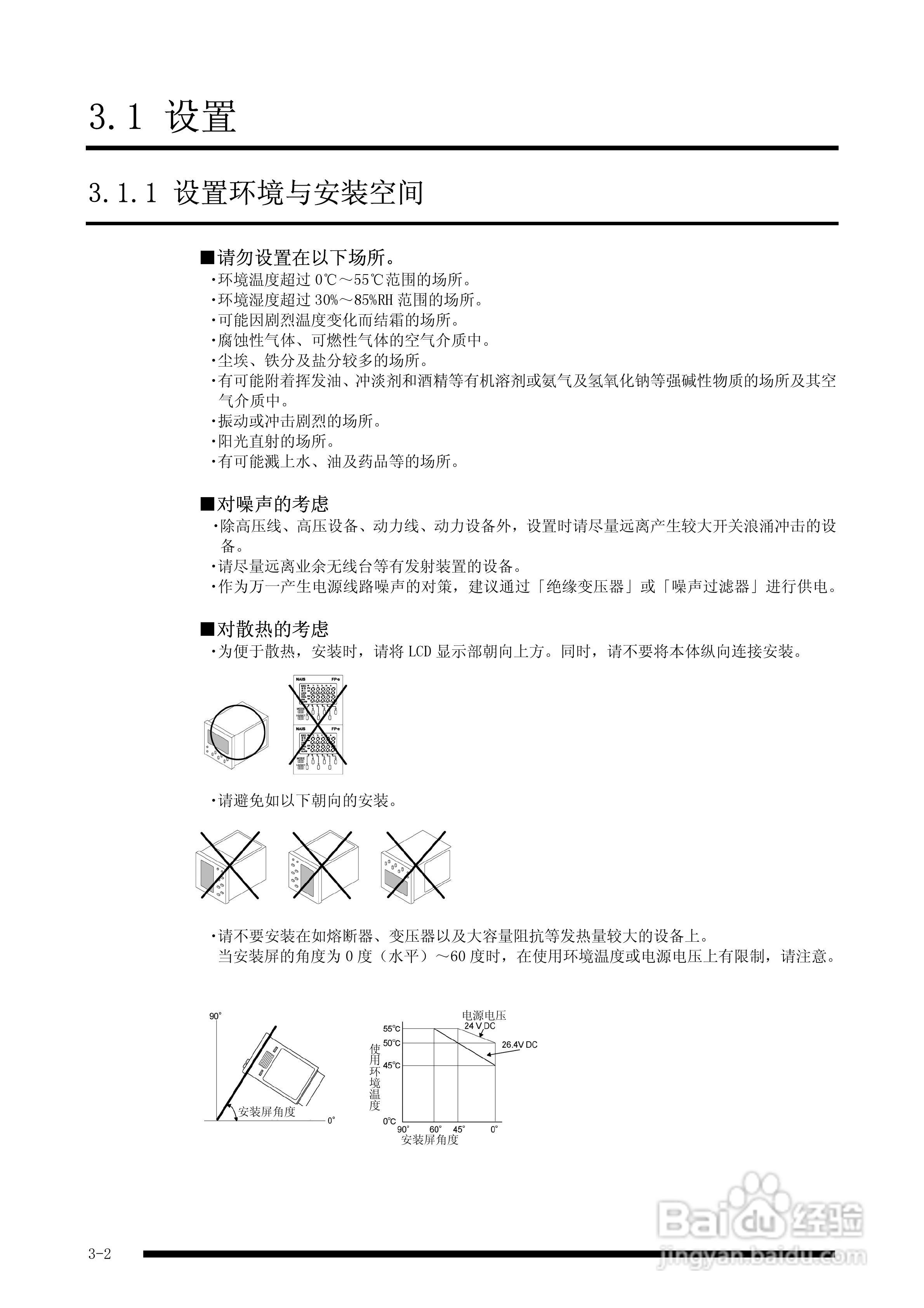 panasonic 面板安装型控制器FP-e控制装置用户手册:[3]