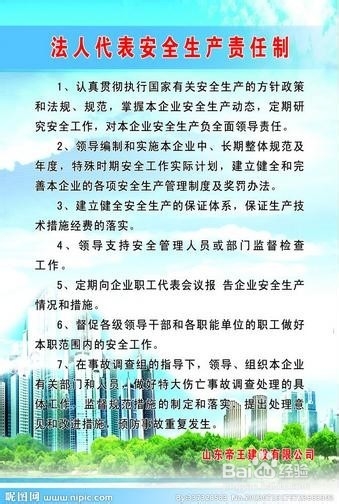 公司总工(技术负责人)安全生产责任制