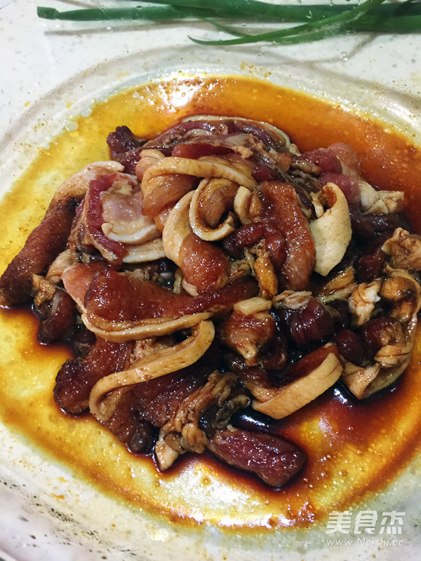 干豇豆烧肉的做法