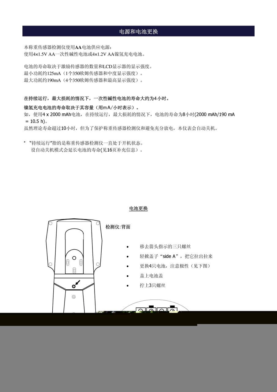 Tester 1006称重传感器检测仪和变送器标定仪说明书:[1]