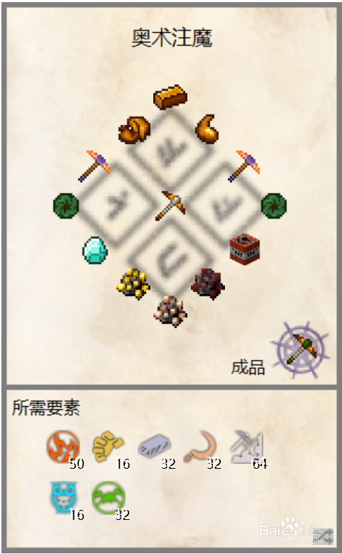 我的世界觉醒灵宝镐怎么做