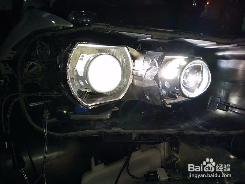 宝马X5车灯改装-阿帕2+阿帕6套装