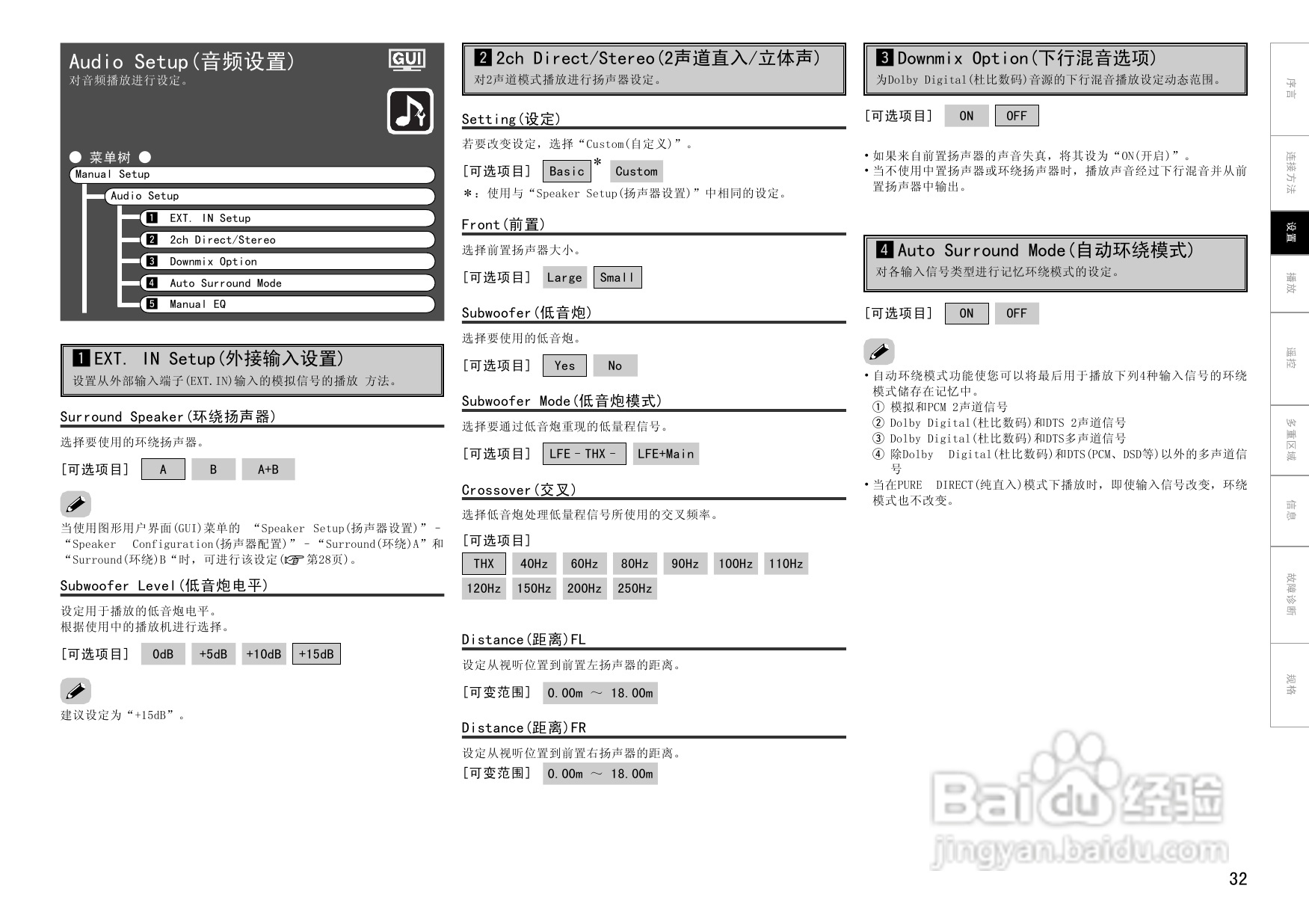 天龙AVC-A1HDA功放使用说明书:[2]