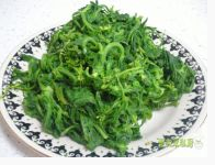 野生荠菜豆腐羹