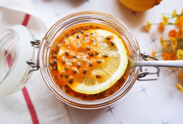 百香果蜂蜜柠檬茶