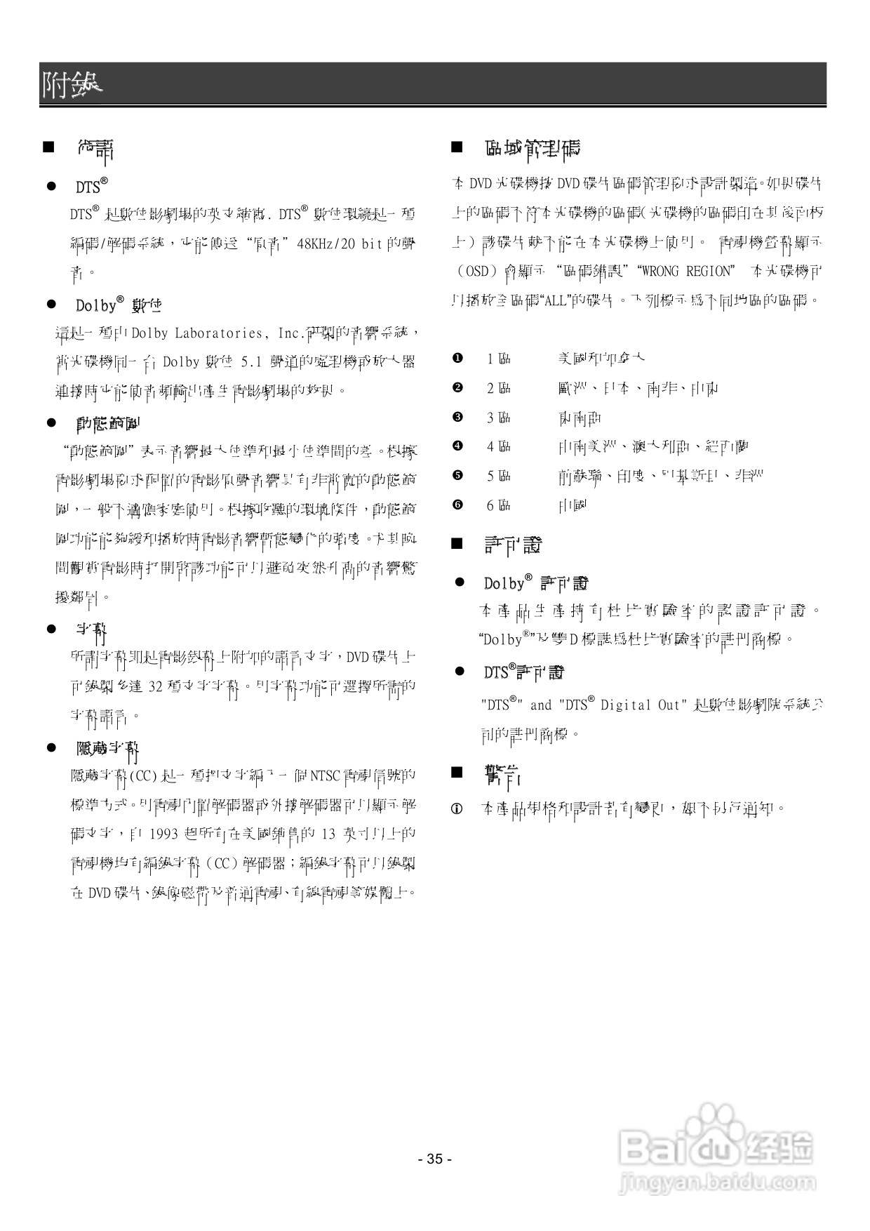 声宝DVB-J25型DVD播放机说明书:[2]