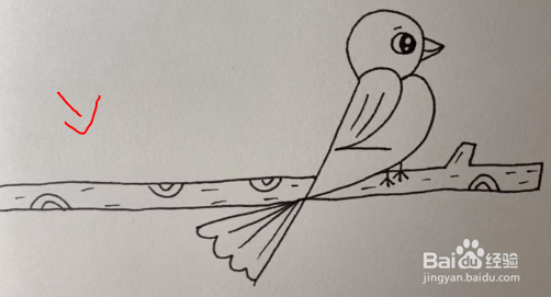 123画小鸟怎么画