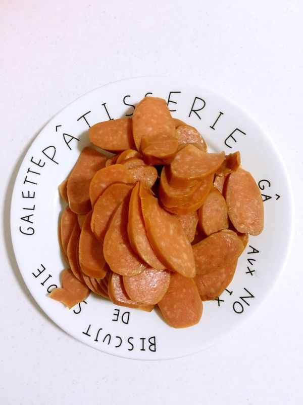 杏鲍菇炒火腿肠