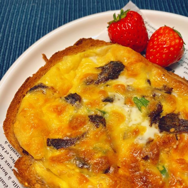 葱香芝士蛋吐司