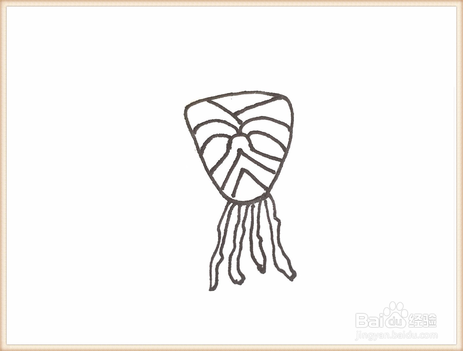 一笔一笔教你画风筝简笔画