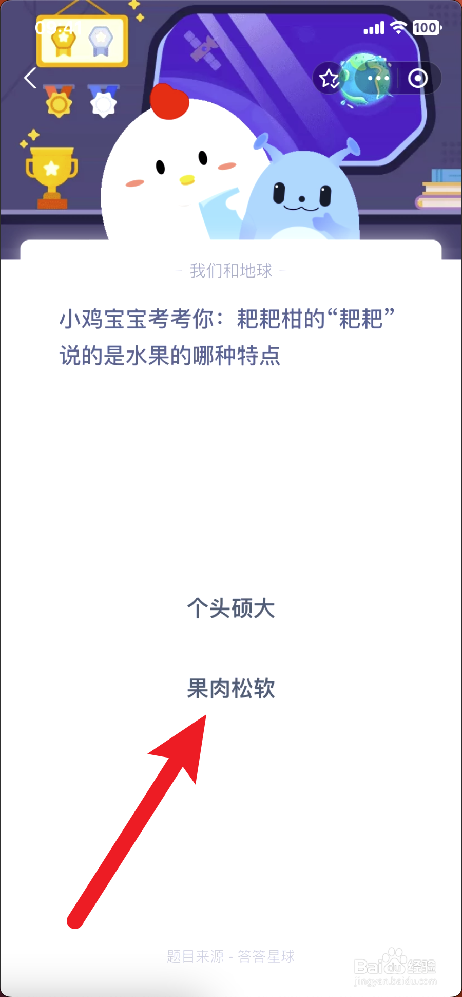 耙耙柑的“耙耙”说的是水果的哪种特点？