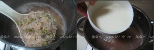 绿豆奶粥的做法