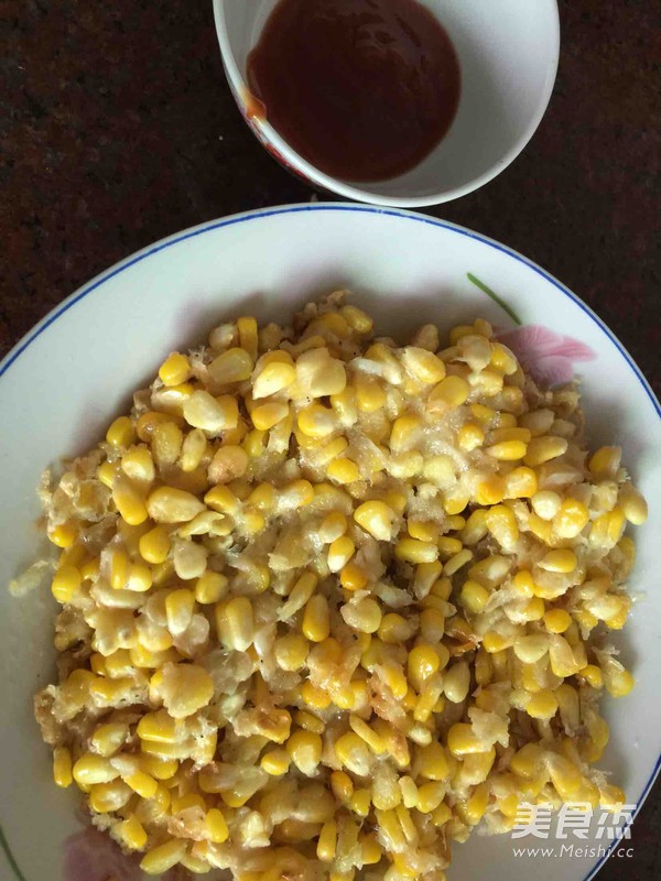 虾米玉米烙的做法