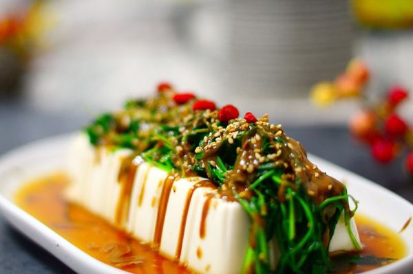 芝麻叶麻将豆腐