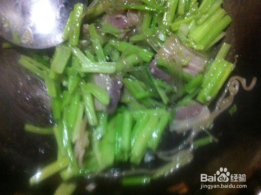 芹菜炒肉做法----详解