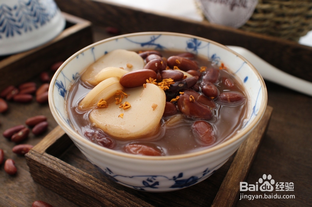 红豆年糕汤的做法